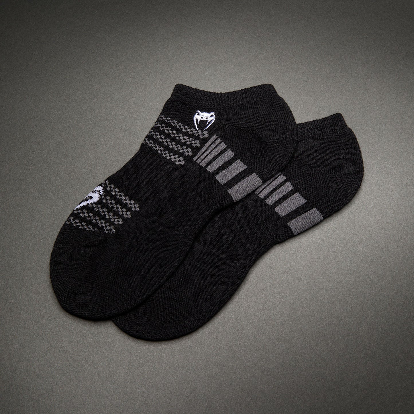 Venum Vector Calze No-Show 3 Pezzi - Nero/Grigio