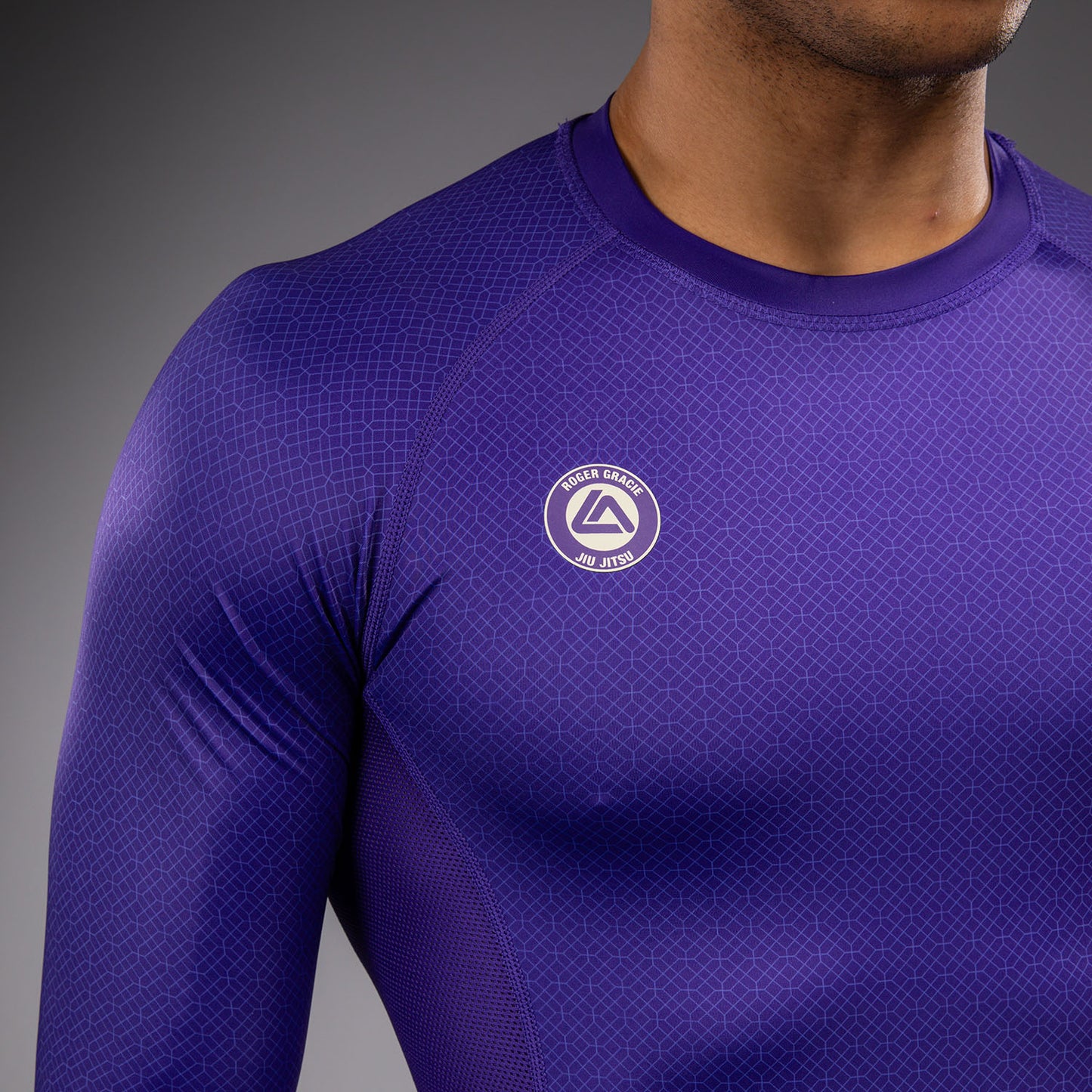 Venum x Roger Gracie Academy Rashguard a Maniche Lunghe - Viola