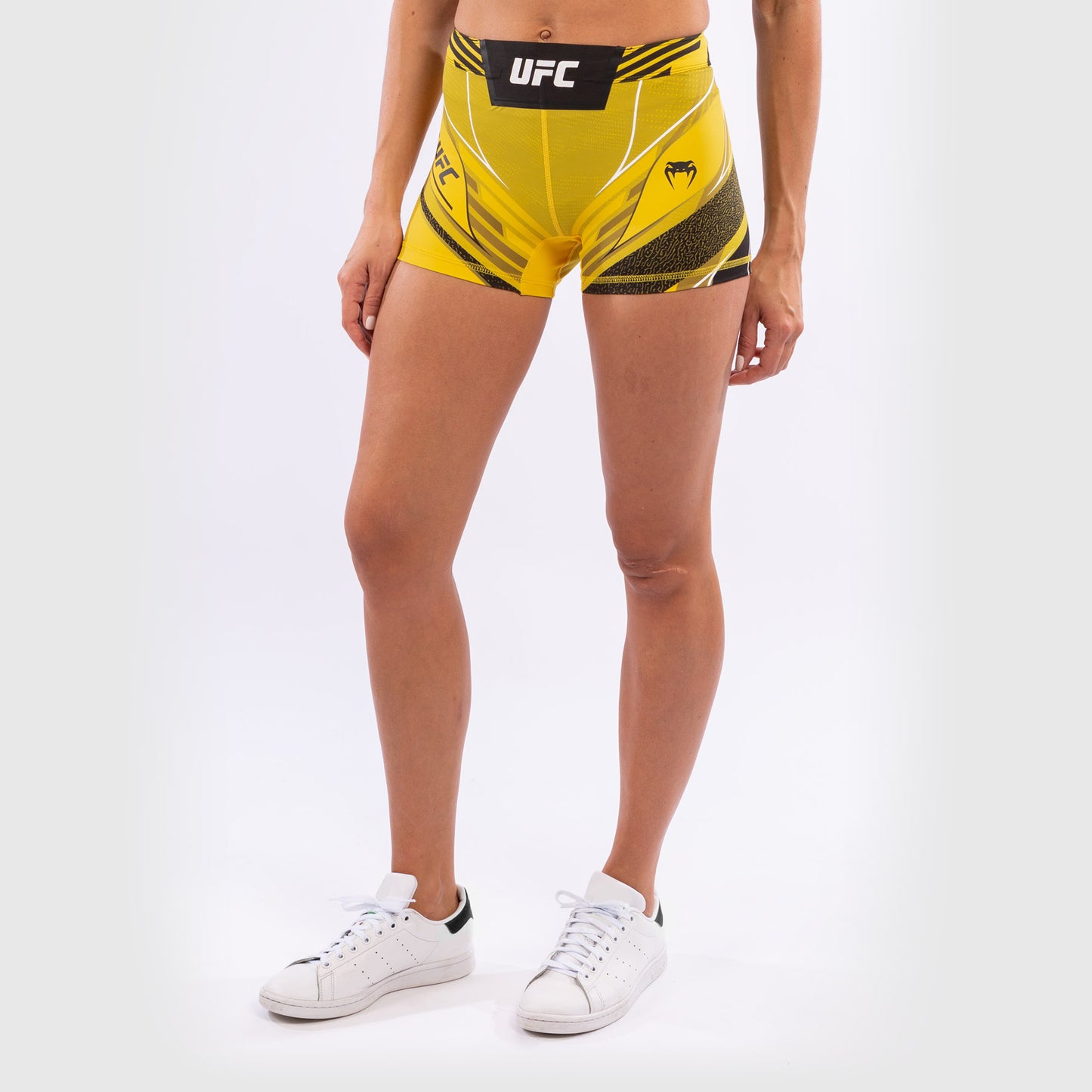 Pantaloncini da Vale Tudo Donna UFC Venum Authentic Fight Night - Vestibilità Corta - Giallo