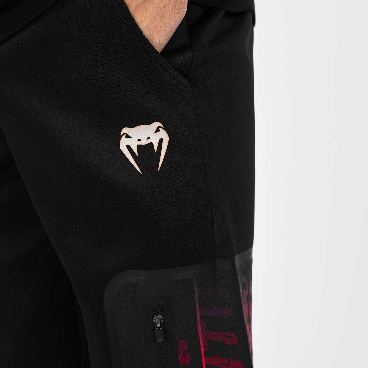 UFC Venum Performance Institute 2.0 Pantaloni Uomo - Nero/Rosso