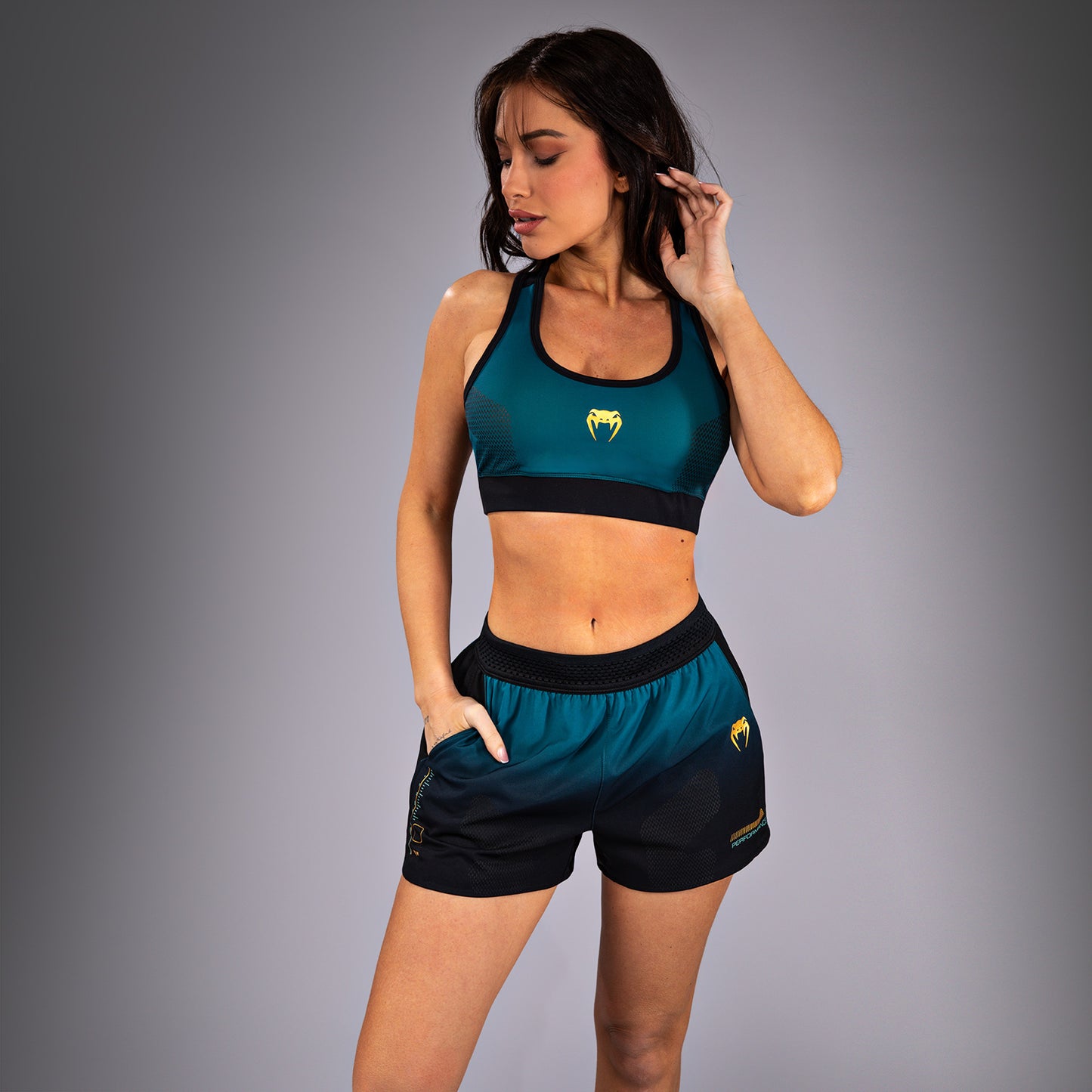 Venum Tactical XT Reggiseno sportivo - Nero/verde bosco