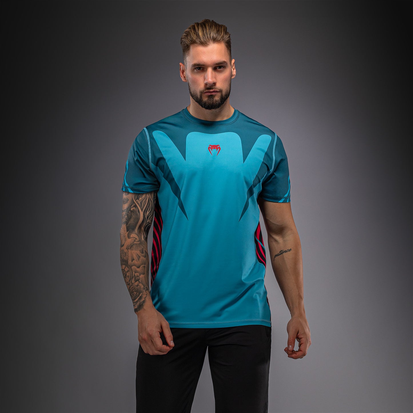 Venum Attack 90 Maglietta Dry Tech – Turchese/Rosso