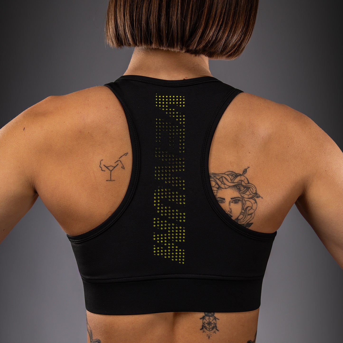 Venum Lazer Reggiseno Sportivo da Donna - Nero/Giallo
