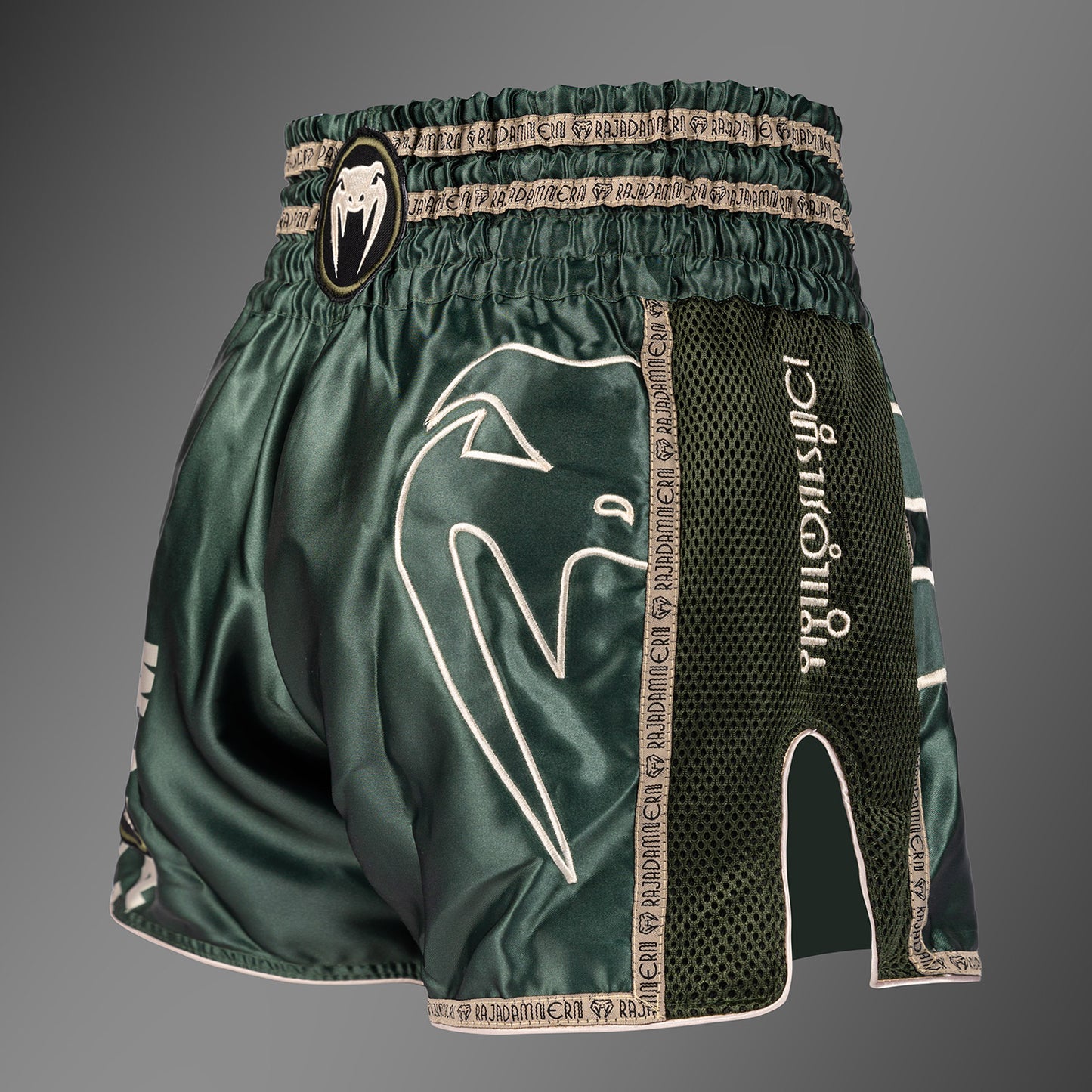 Venum x Rajadamnern Pantaloncini Muay Thai - Verde Militare