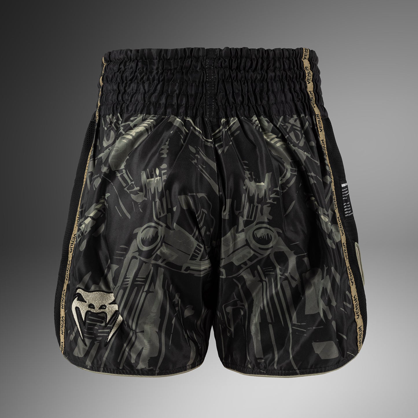 Venum Invader Pantaloni Muay Thai - Nero/Sabbia