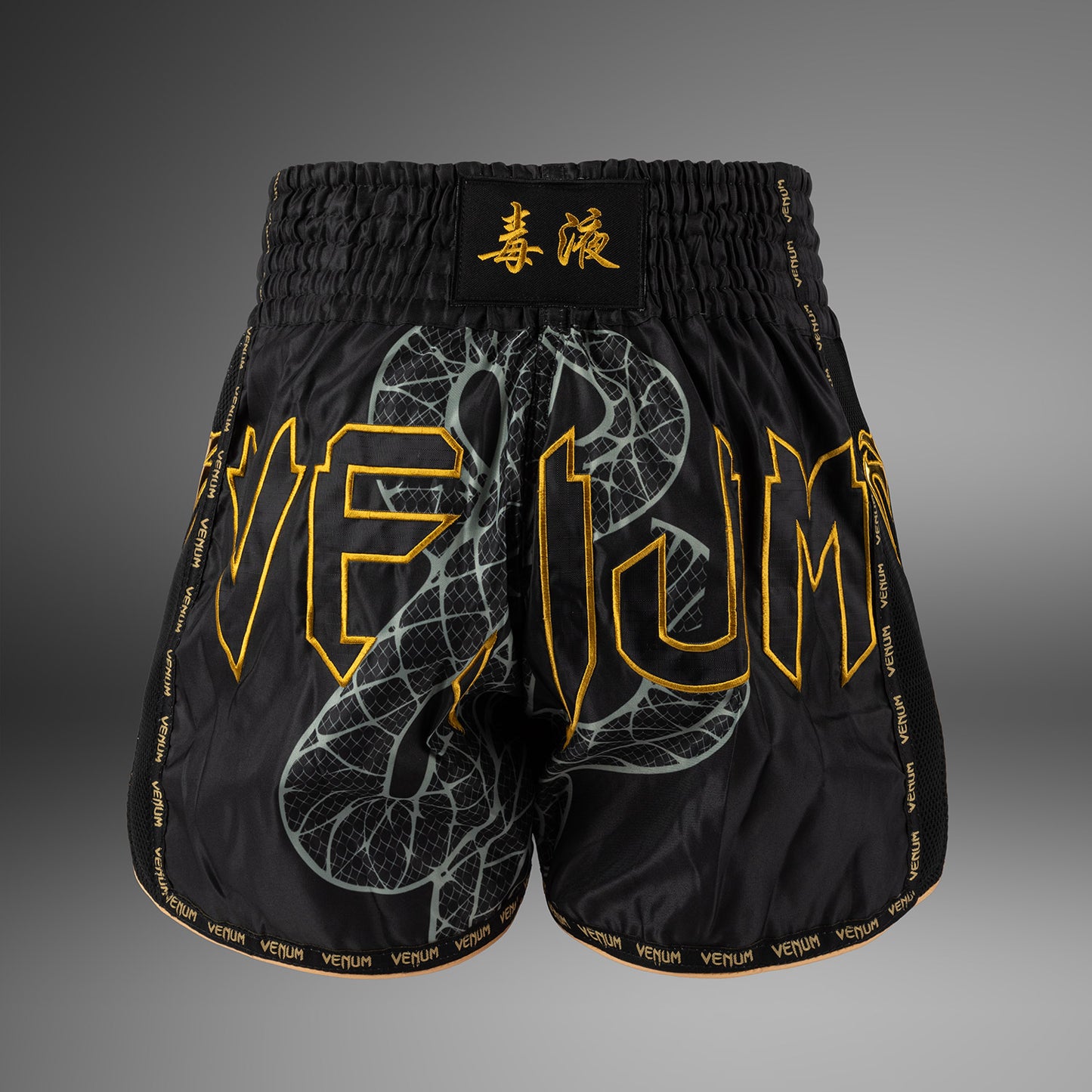 Venum Serpenti Pantaloncini Muay Thai – Nero/Argento/Oro