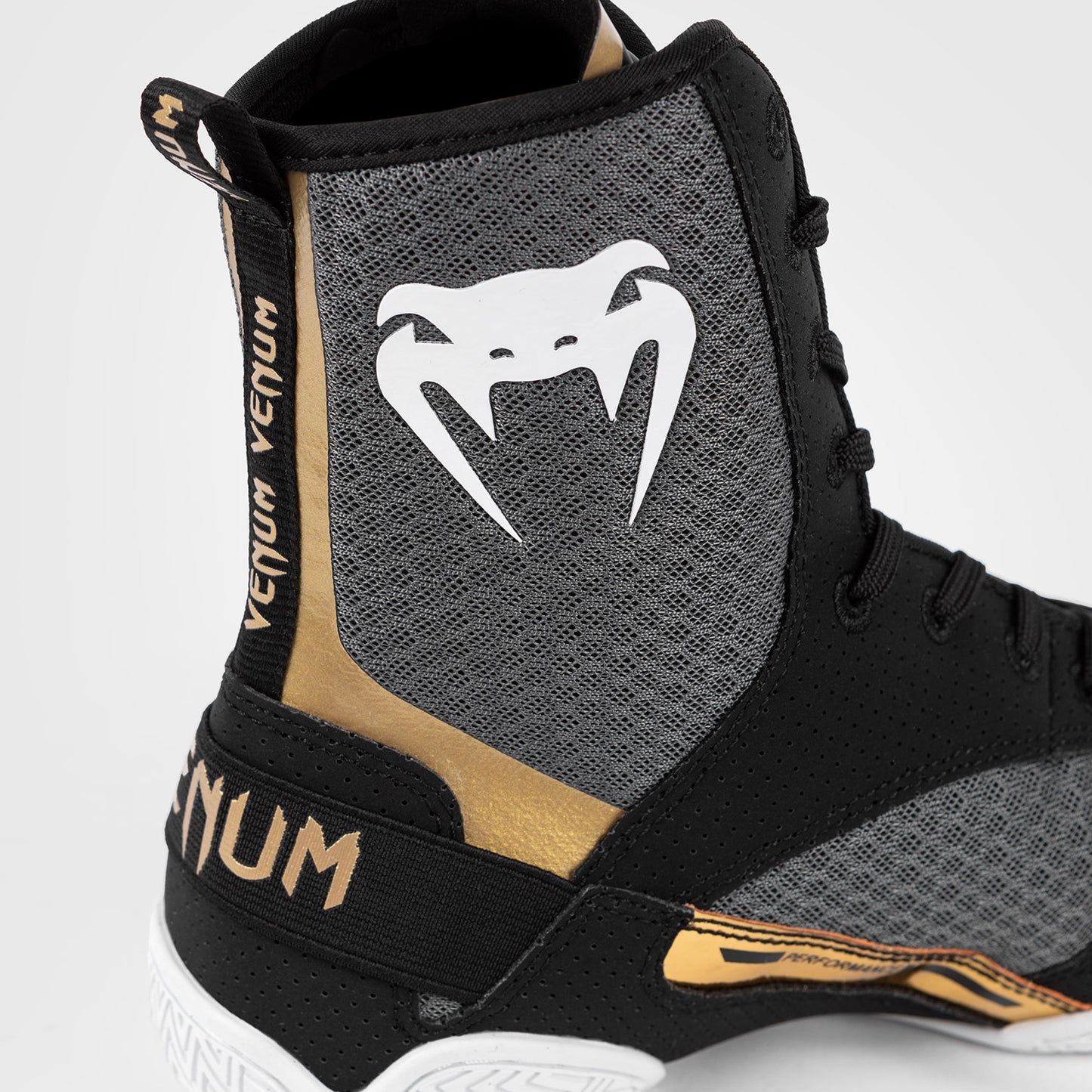 Venum Elite Scarpe da boxe - Nero/Bianco/Oro