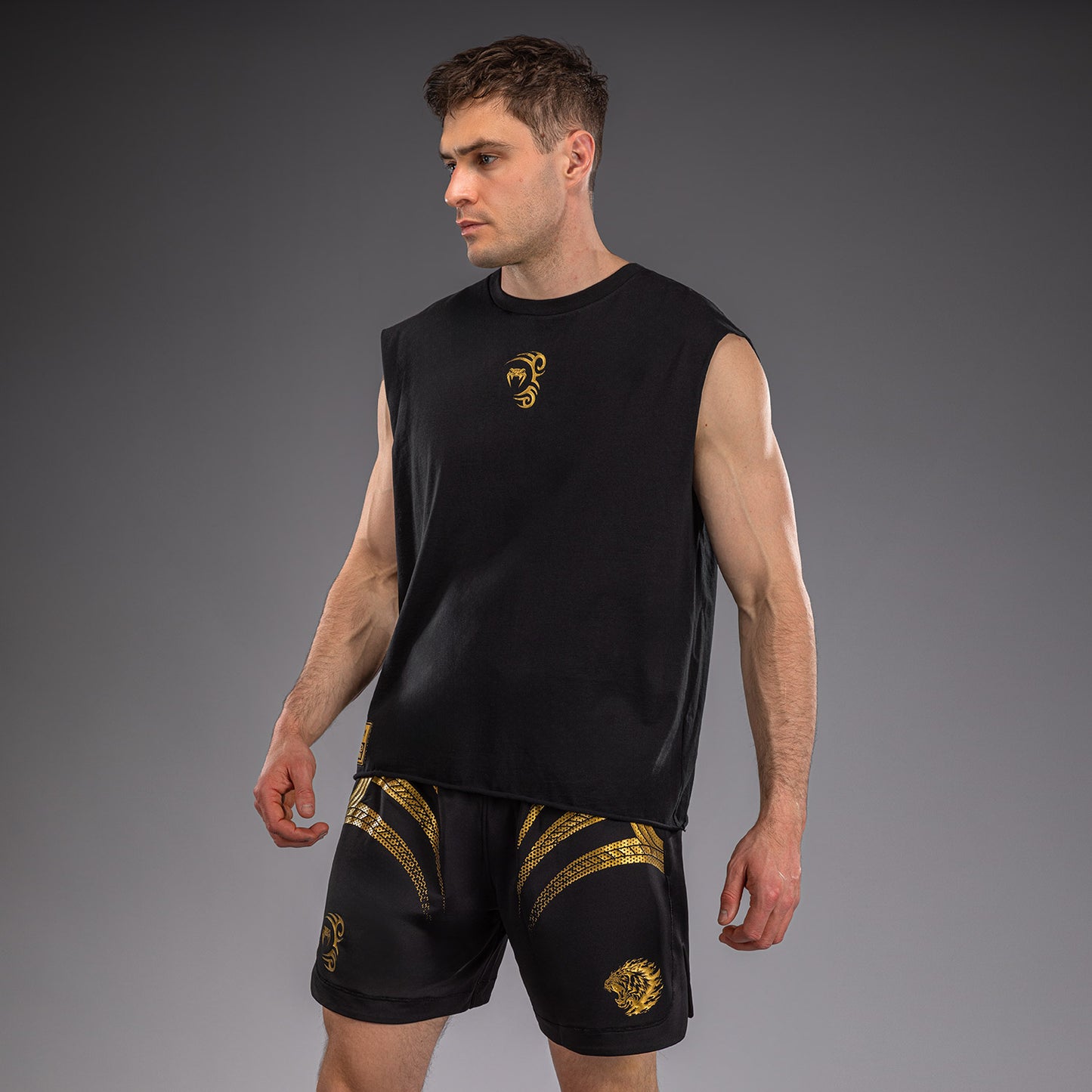 Venum x Mike Tyson Tiger Maglietta Senza Maniche - Nero/Oro