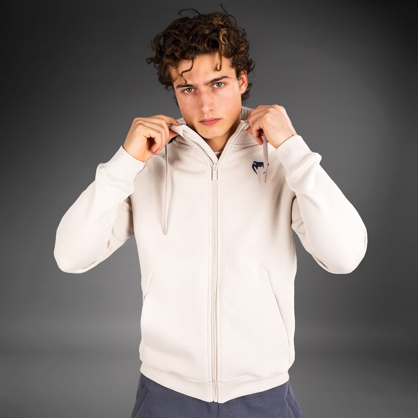 Venum Strikeland Felpa con cappuccio e zip intera - Grigio