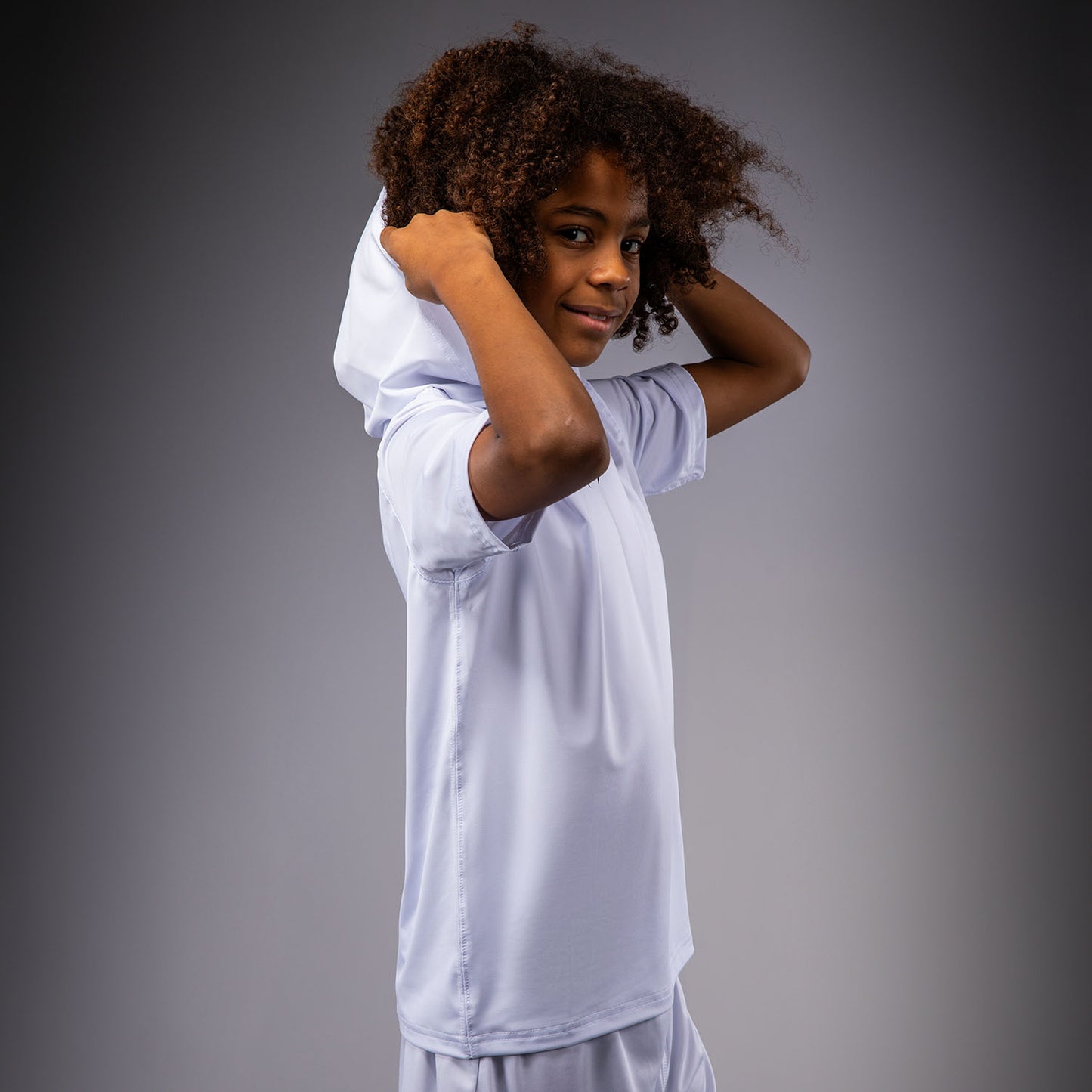 Venum Elite Felpa Dry-Tech a Maniche Corte per Bambini - Bianco