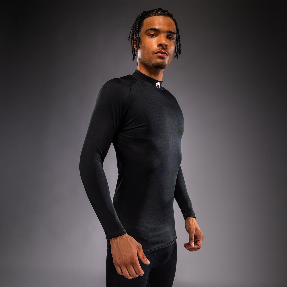 Venum MX Basics T-shirt a maniche lunghe - Nero/Bianco