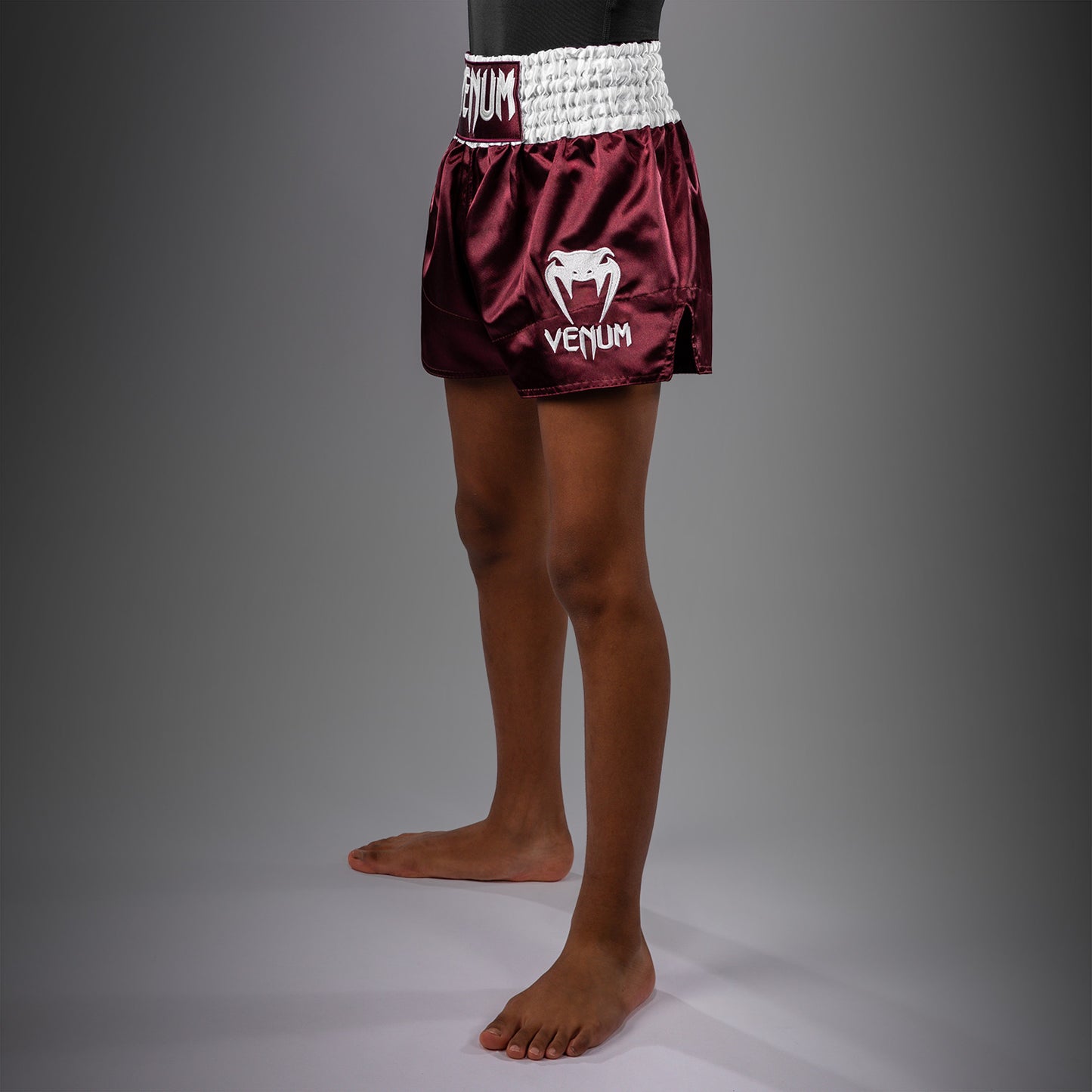 Venum Classic Pantaloncini Muay Thaï per bambini – Borgogna