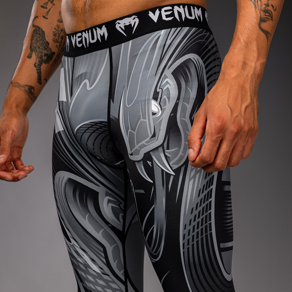 Venum Crimson Viper 2.0 Leggings a compressione - Nero/Grigio