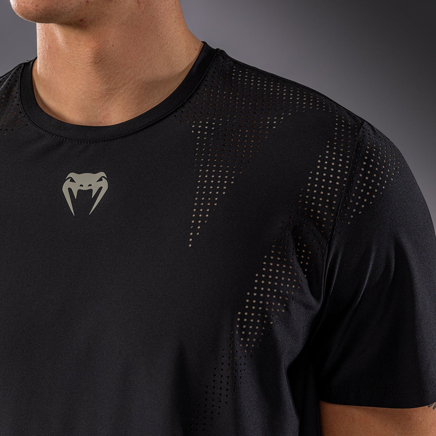 Venum Lazer Maglietta Dry Tech - Nero/Grigio