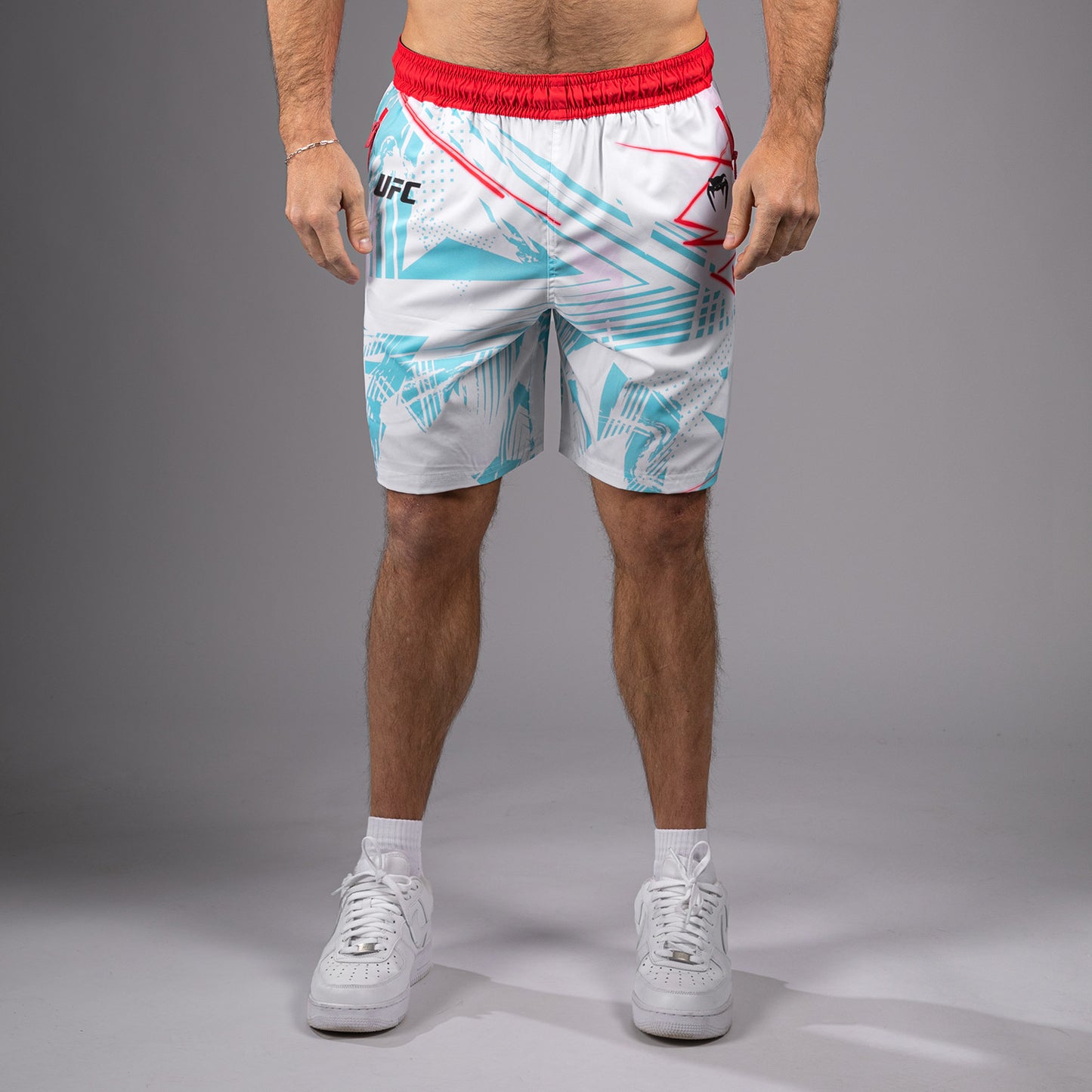 UFC Fusion By Venum Miami Edition Fight Week Performance Pantaloncini da uomo - Bianchi