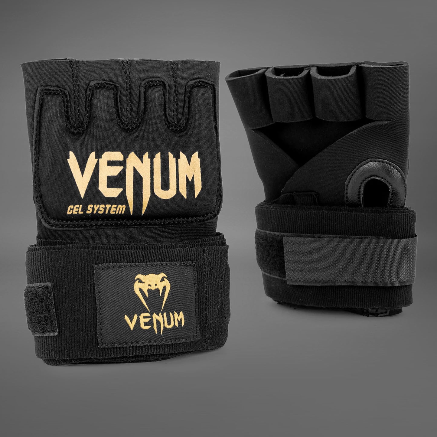Venum Kontact Impacchi di Guanto Gel - Nero/Oro