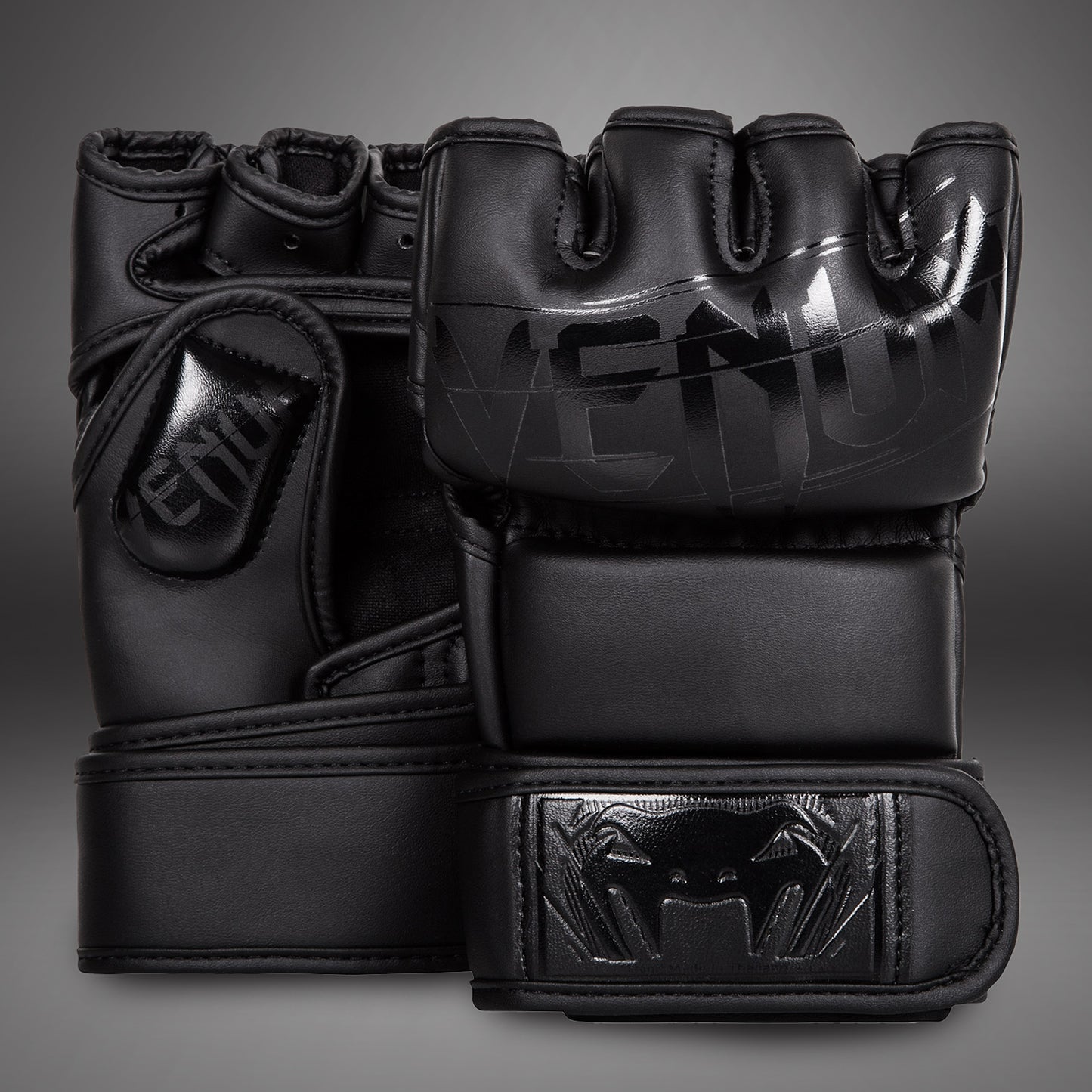 Guanti da MMA Venum Undisputed 2.0 - Pelle Skintex - Opachi/Neri