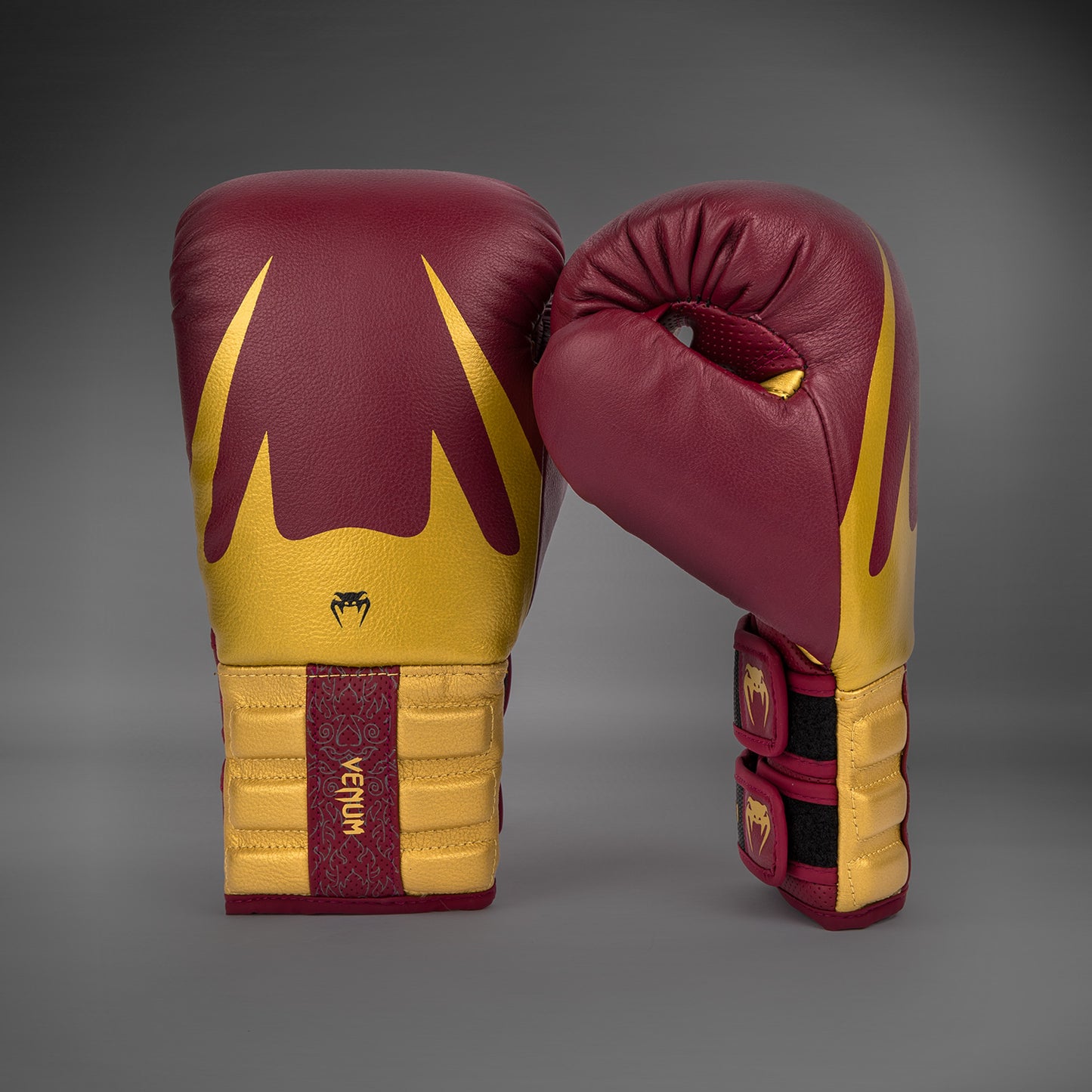 Venum Reverso Guanti da Boxe - Rosso Ciliegia/Oro