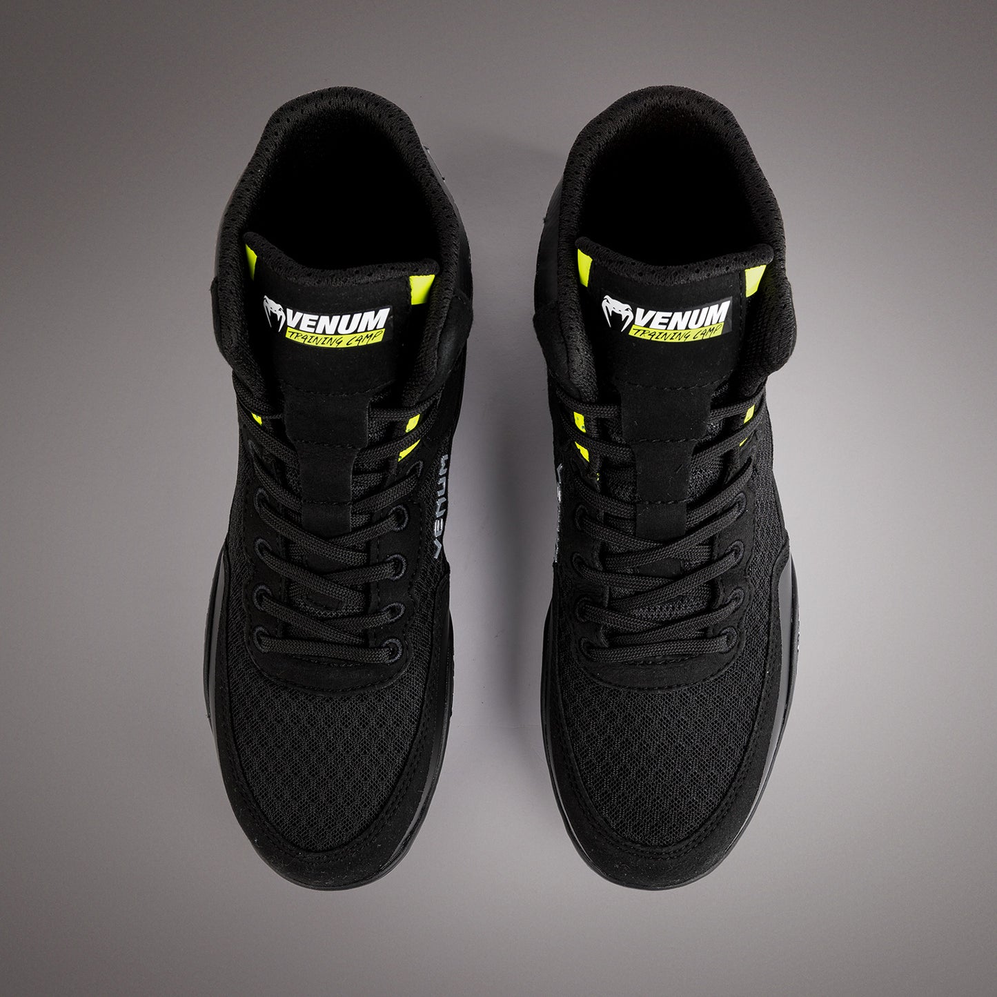 Venum Training Camp 4.0 Scarpe da wrestling Elite - Nero/Neon Green