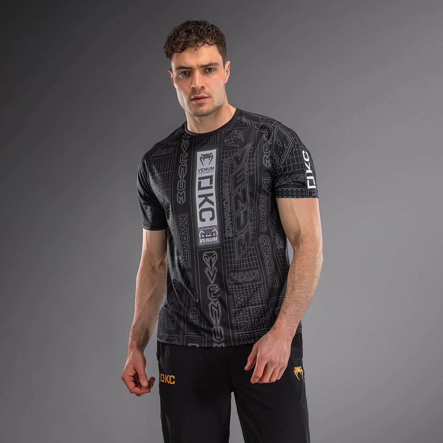 Karate Combat by Venum Maglietta Dry Tech – Nero/Grigio