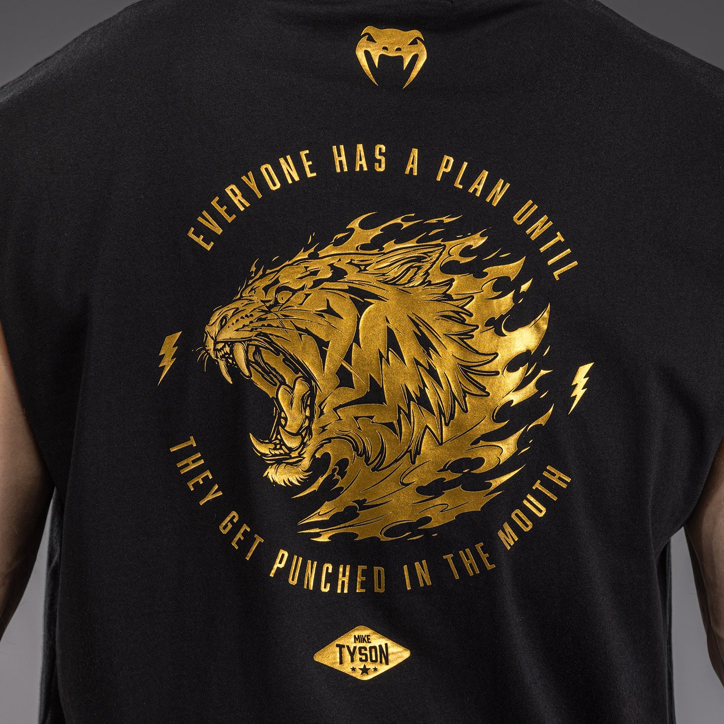 Venum x Mike Tyson Tiger Maglietta Senza Maniche - Nero/Oro