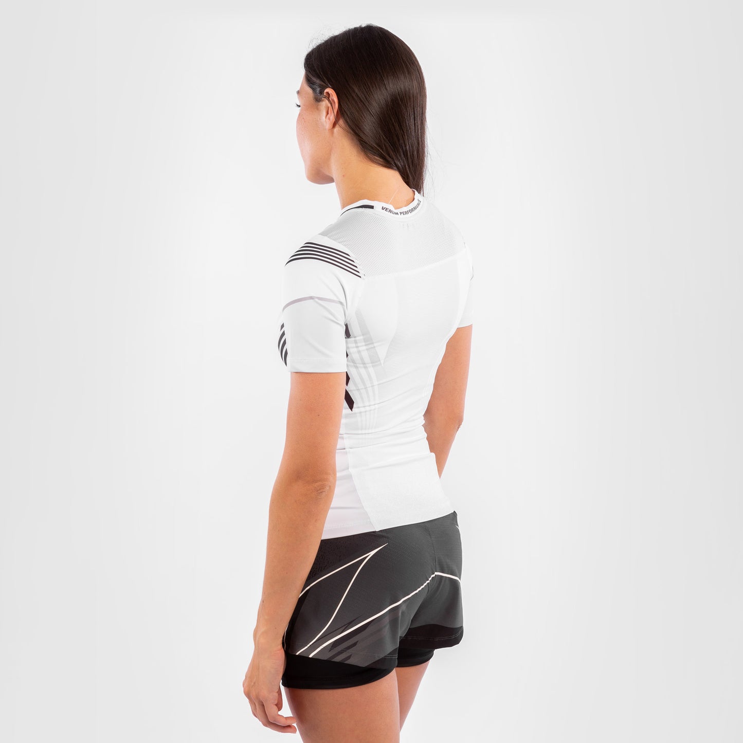 Rashguard Donna UFC Venum Authentic Fight Night - Bianco