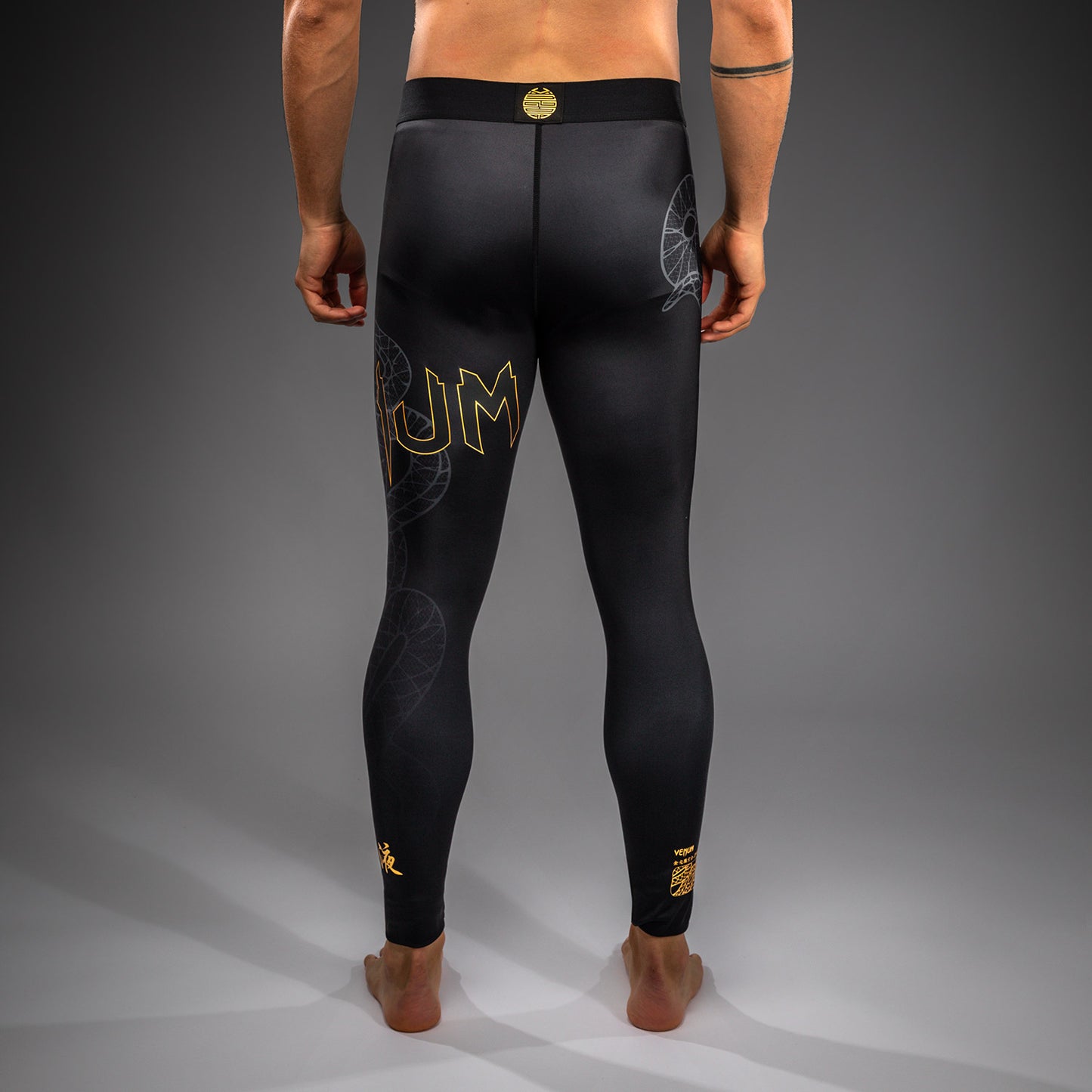 Venum Serpenti Pantaloni aderenti – Nero/Argento/Oro