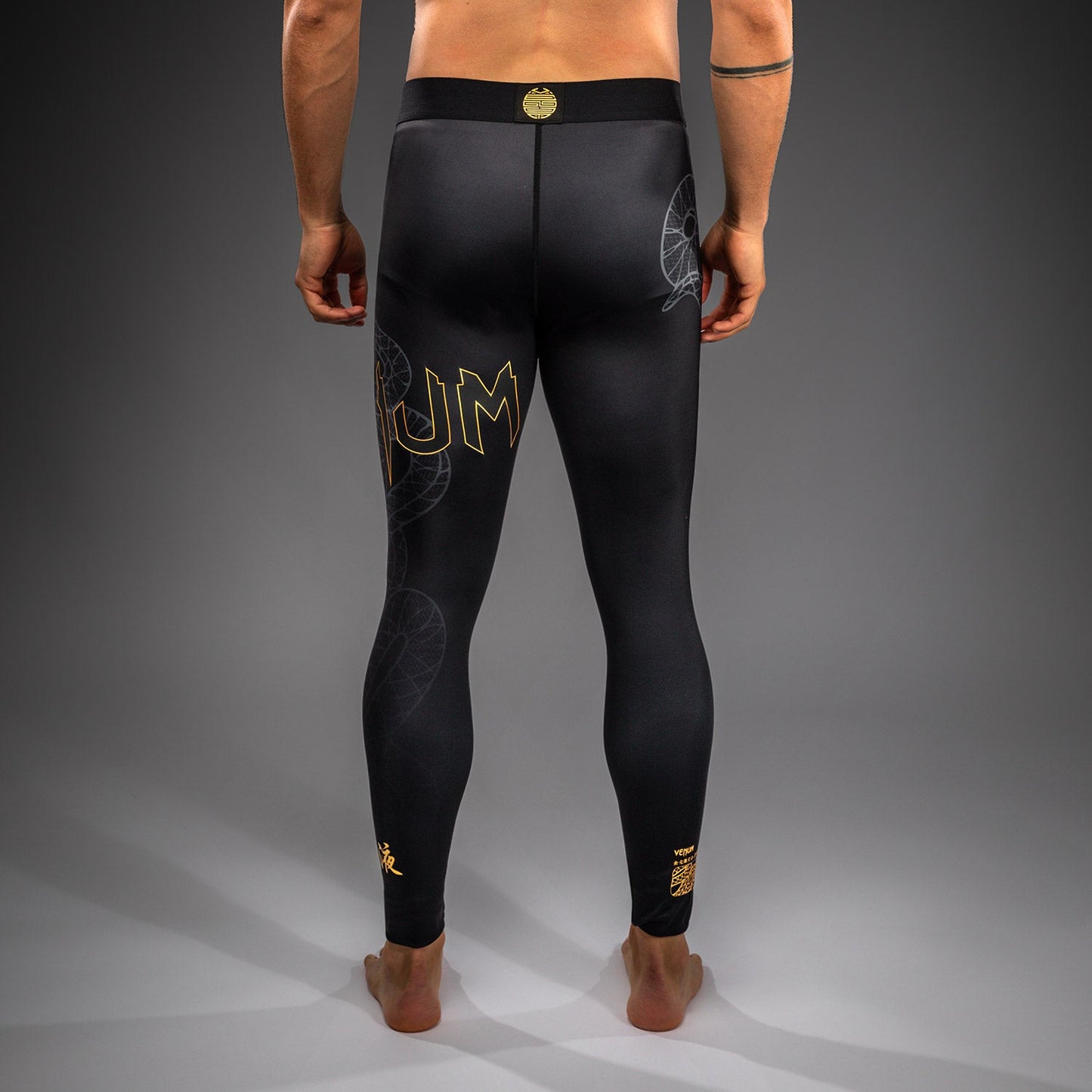 Venum Serpenti Pantaloni aderenti – Nero/Argento/Oro