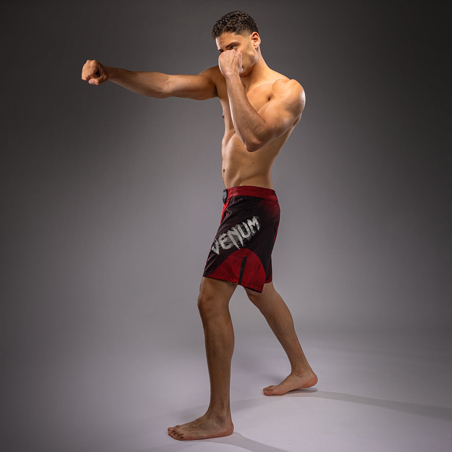 Venum Galactic 3.0 Pantaloncini da Combattimento - Rosso/Argento