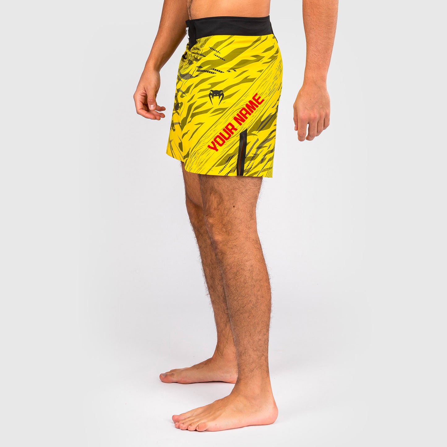 UFC Fusion by Venum Personalizzati Authentic Fight Night Shorts da Lotta per Uomo - Fit Corto - Giallo