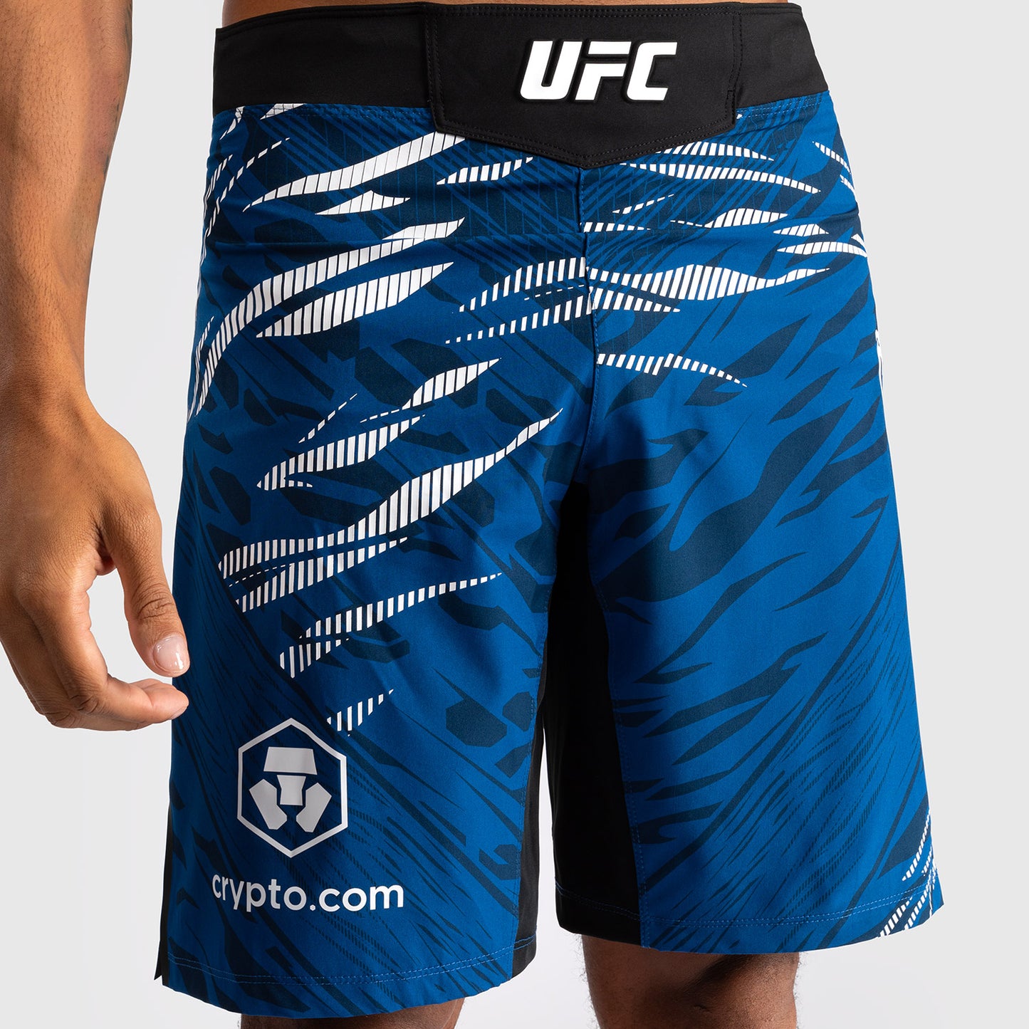UFC Fusion by Venum Personalizzati Authentic Fight Night Shorts da Lotta per Uomo - Fit Largo - Blu