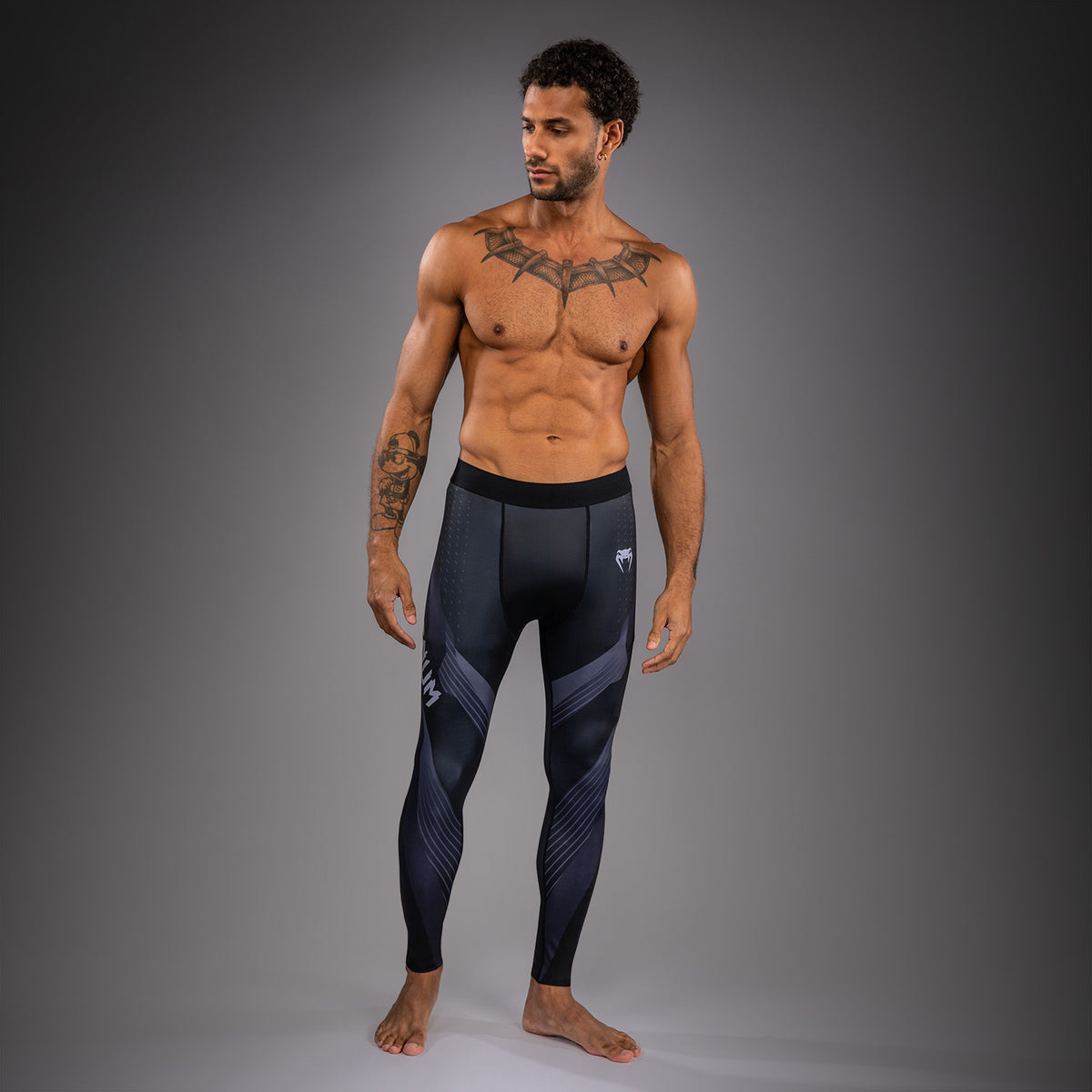 Venum No-Gi 6.0 Spats - Nero/Grigio