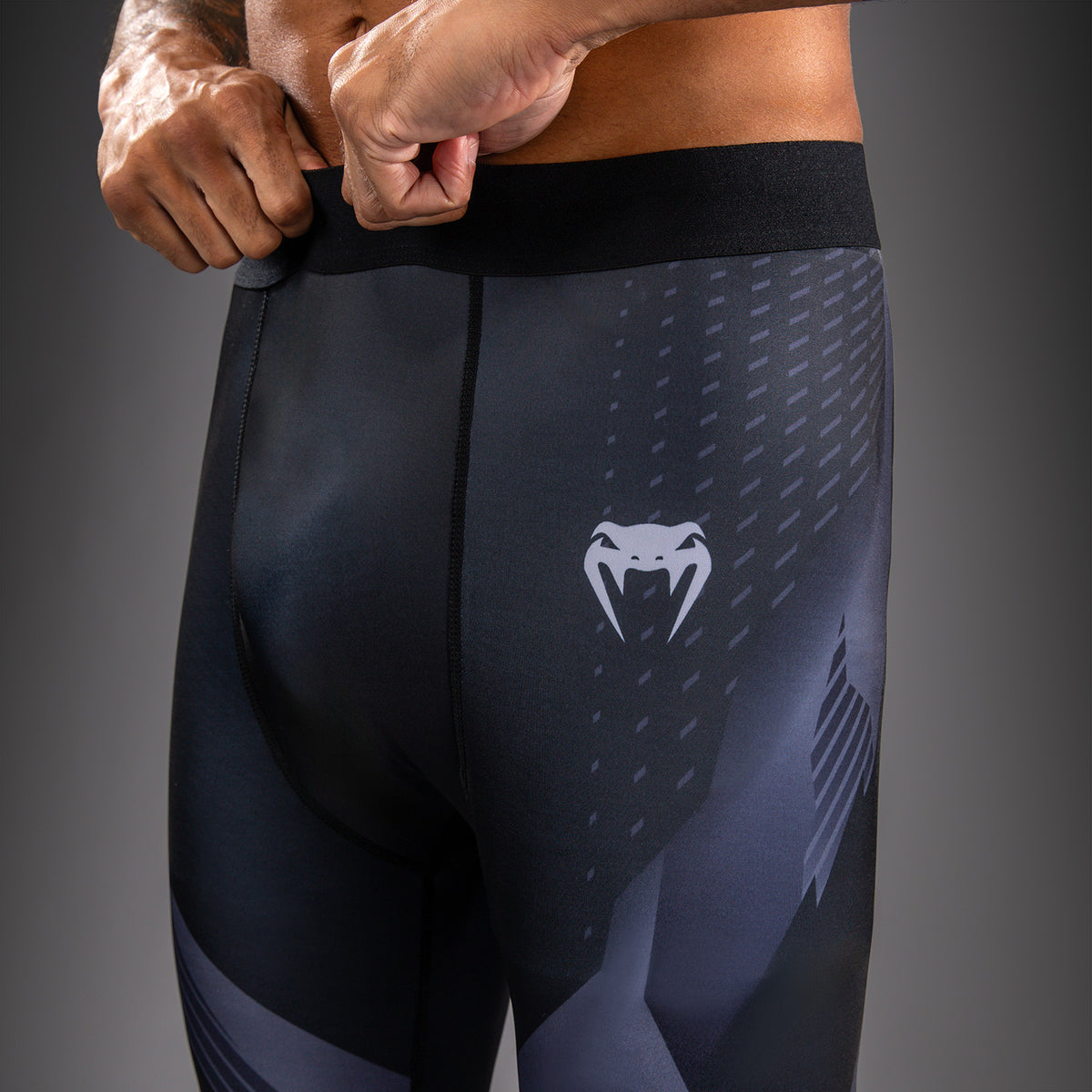 Venum No-Gi 6.0 Spats - Nero/Grigio