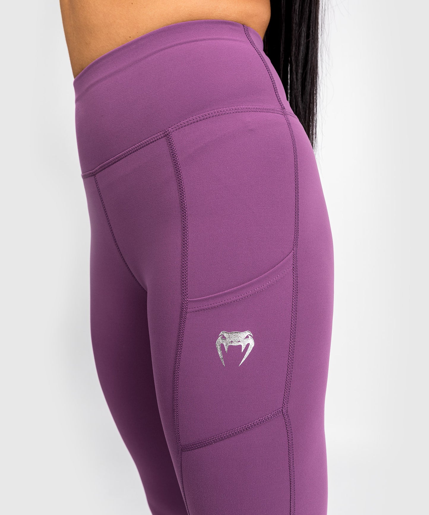 Leggings Venum Essential Performance - Dusky Orchid/Argento Spazzolato