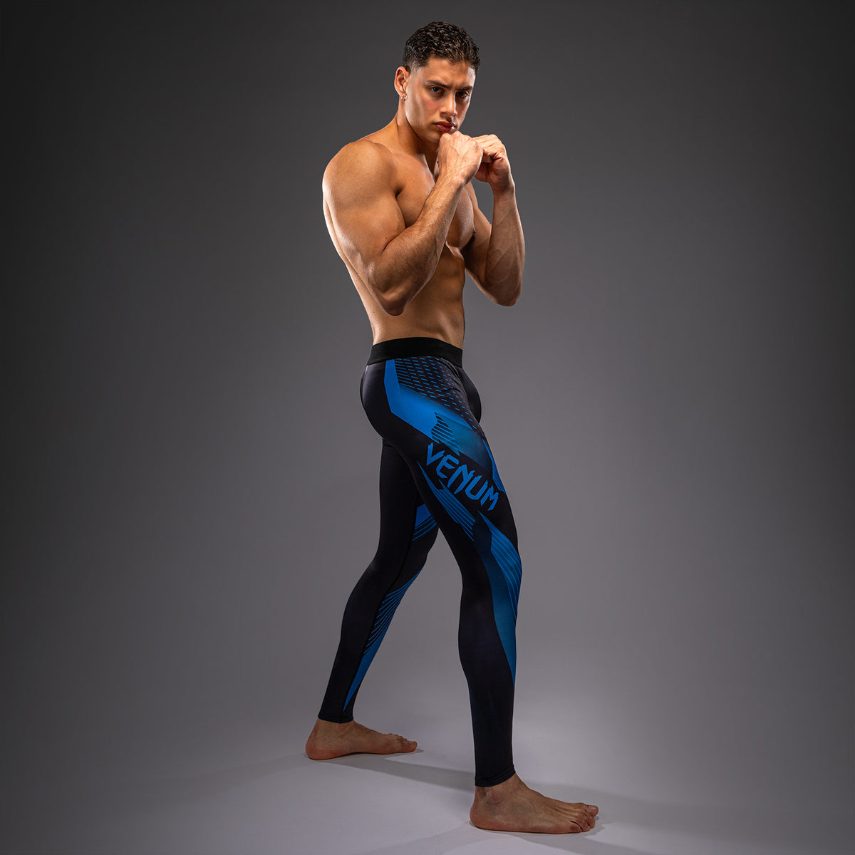 Venum No-Gi 6.0 Spats - Nero/Blu