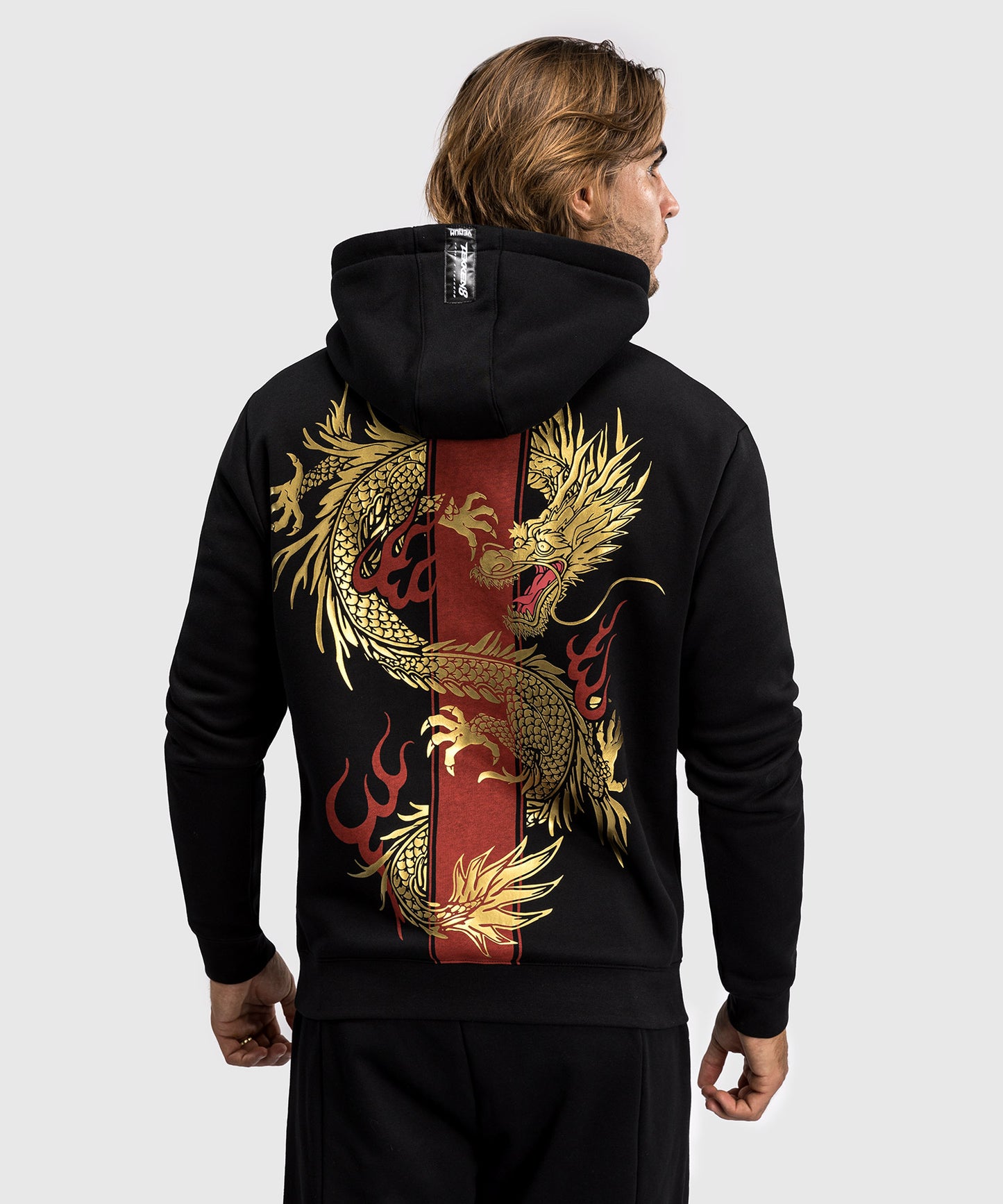 Venum x TEKKEN 8 - Marshall Law Felpa - Nero/Rosso/Oro