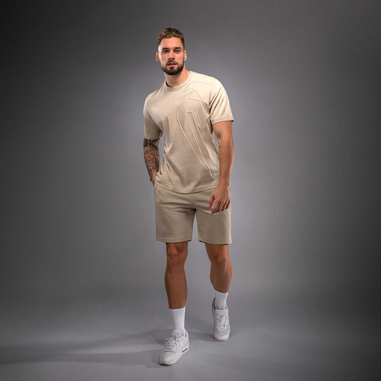 Venum Giant 3D Maglietta – Beige Chiaro