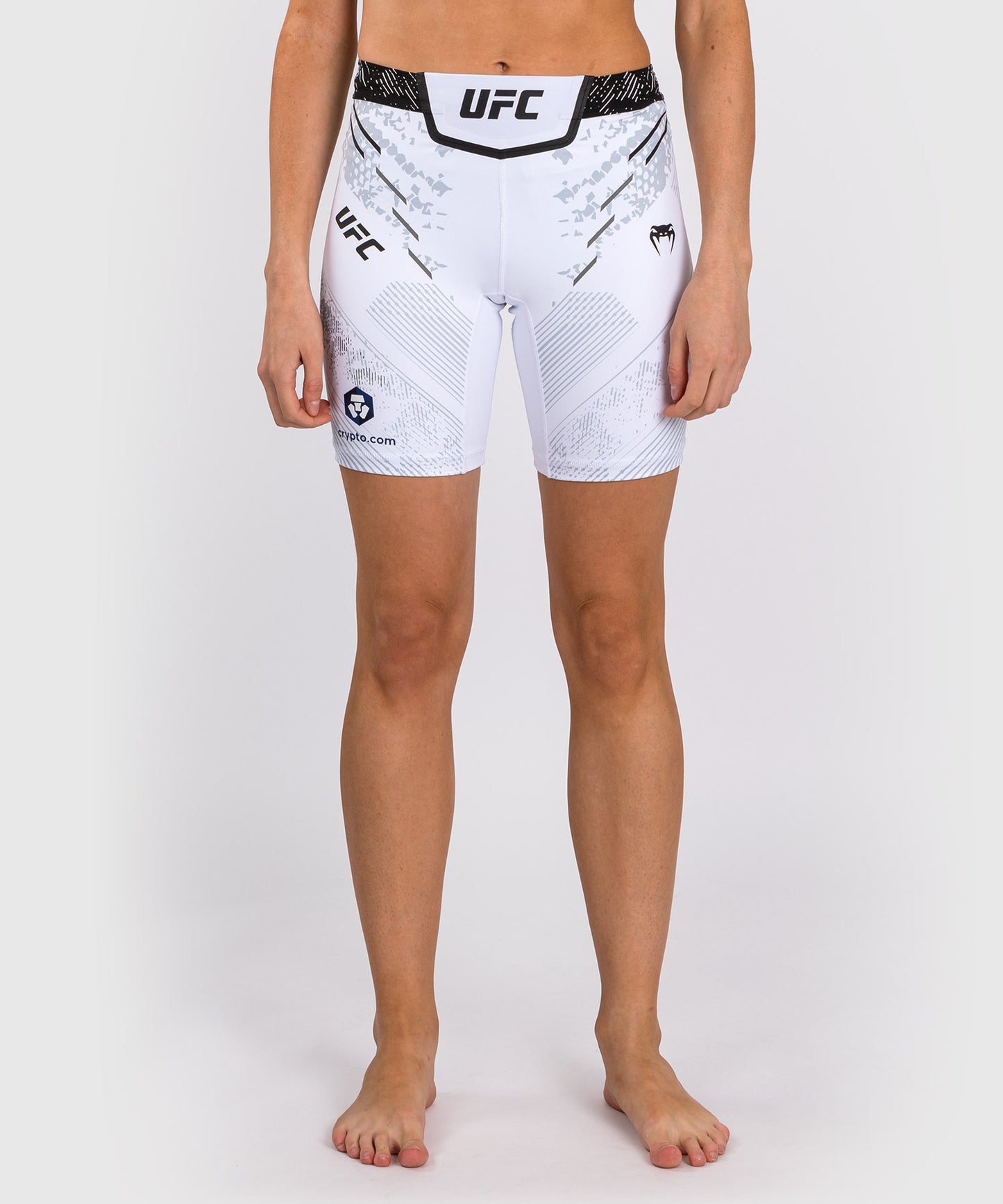 UFC Adrenaline by Venum Authentic Fight Night Pantaloncini Vale Tudo da Donna - Vestibilità Lunga - Bianco