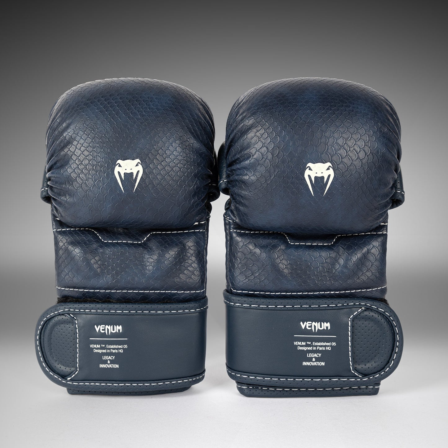 Venum Impact Evo Scales Guanti da sparring MMA - Blu notte