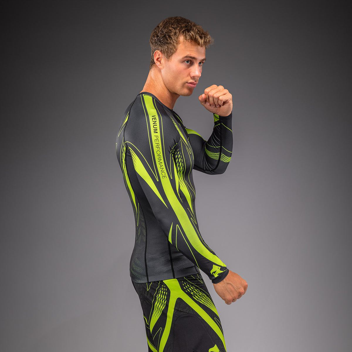 Venum Amazonia Reborn Maglia a compressione a maniche lunghe - Nero/Verde
