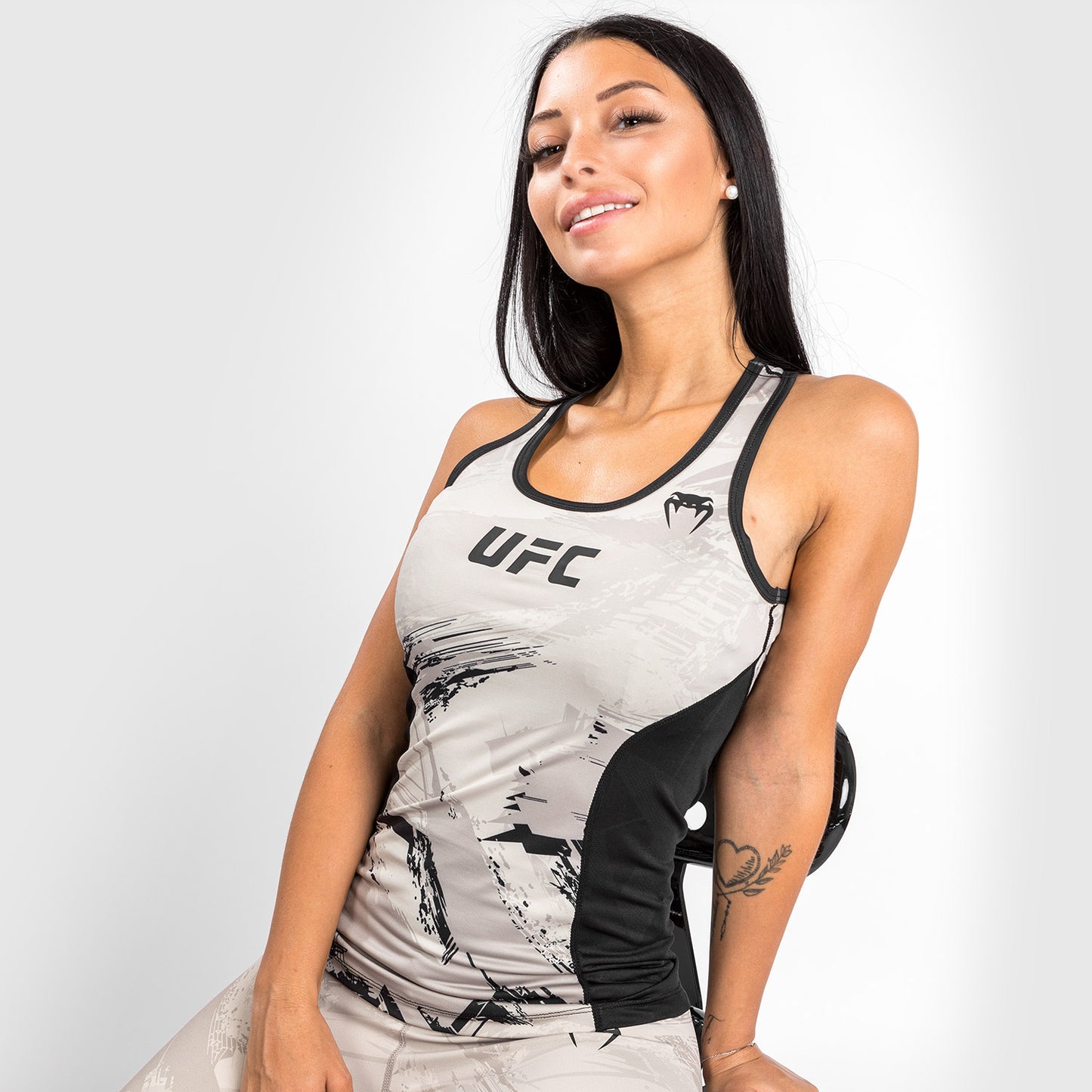 Canotta UFC Venum Authentic Fight Week 2.0 Dry-Tech - Donna - sabbia
