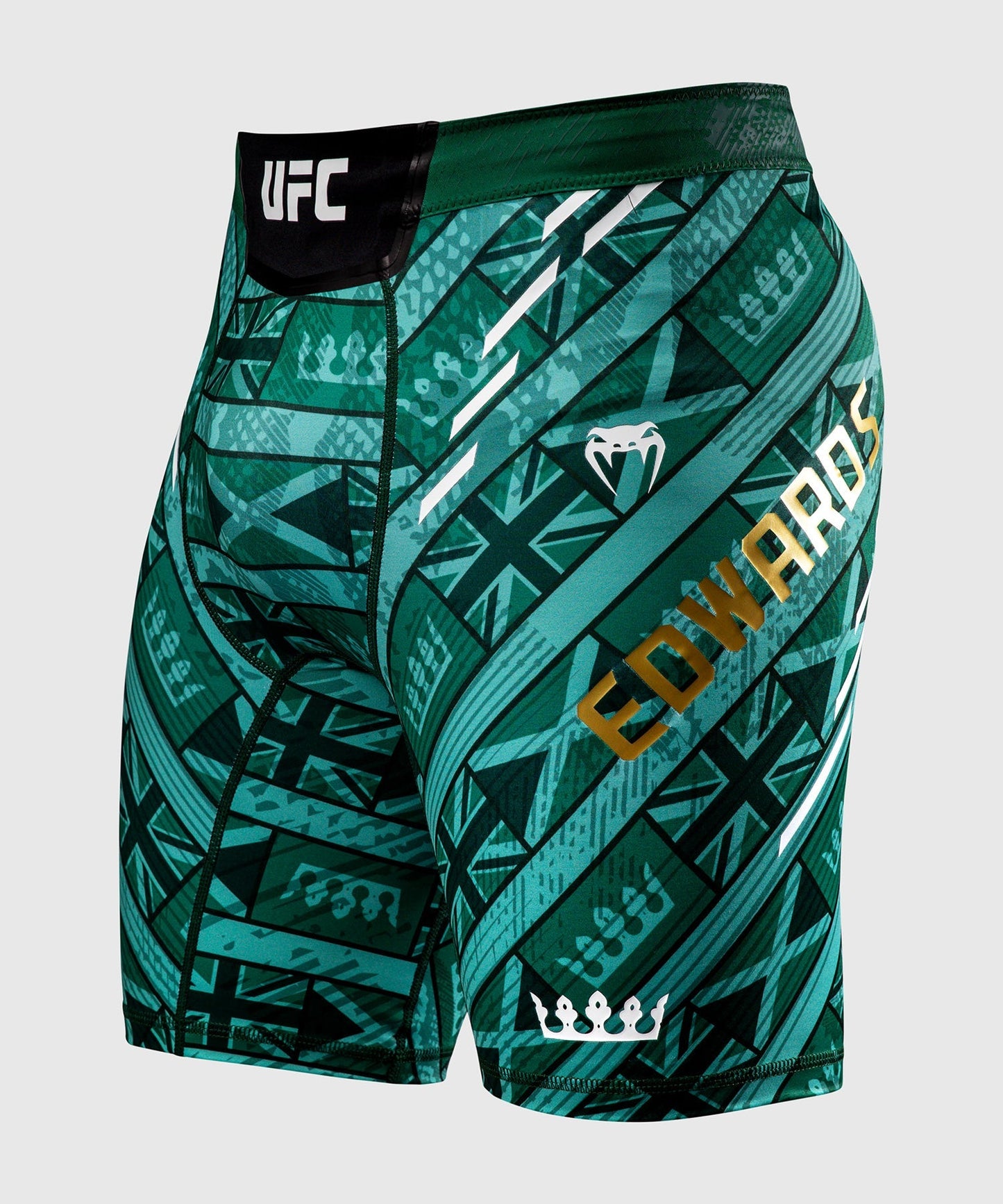 UFC Unrivaled by Venum Leon Edwards Pantaloni Vale Tudo Uomini - Verde