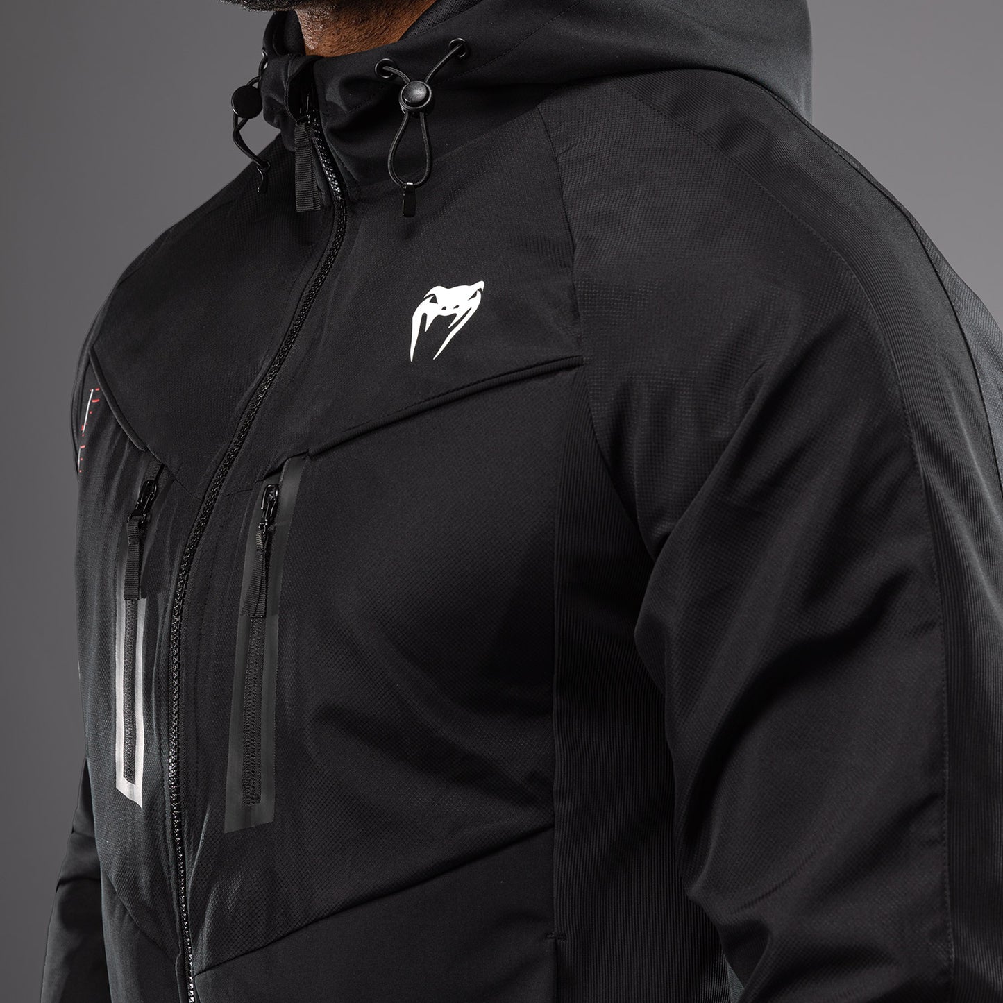 Venum Tactical XT Giacca da pista uomo - nero/rosso fuoco