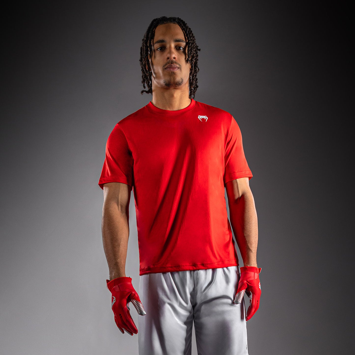Venum Lineup Maglietta a Maniche Corte Performance - Rosso/Bianco