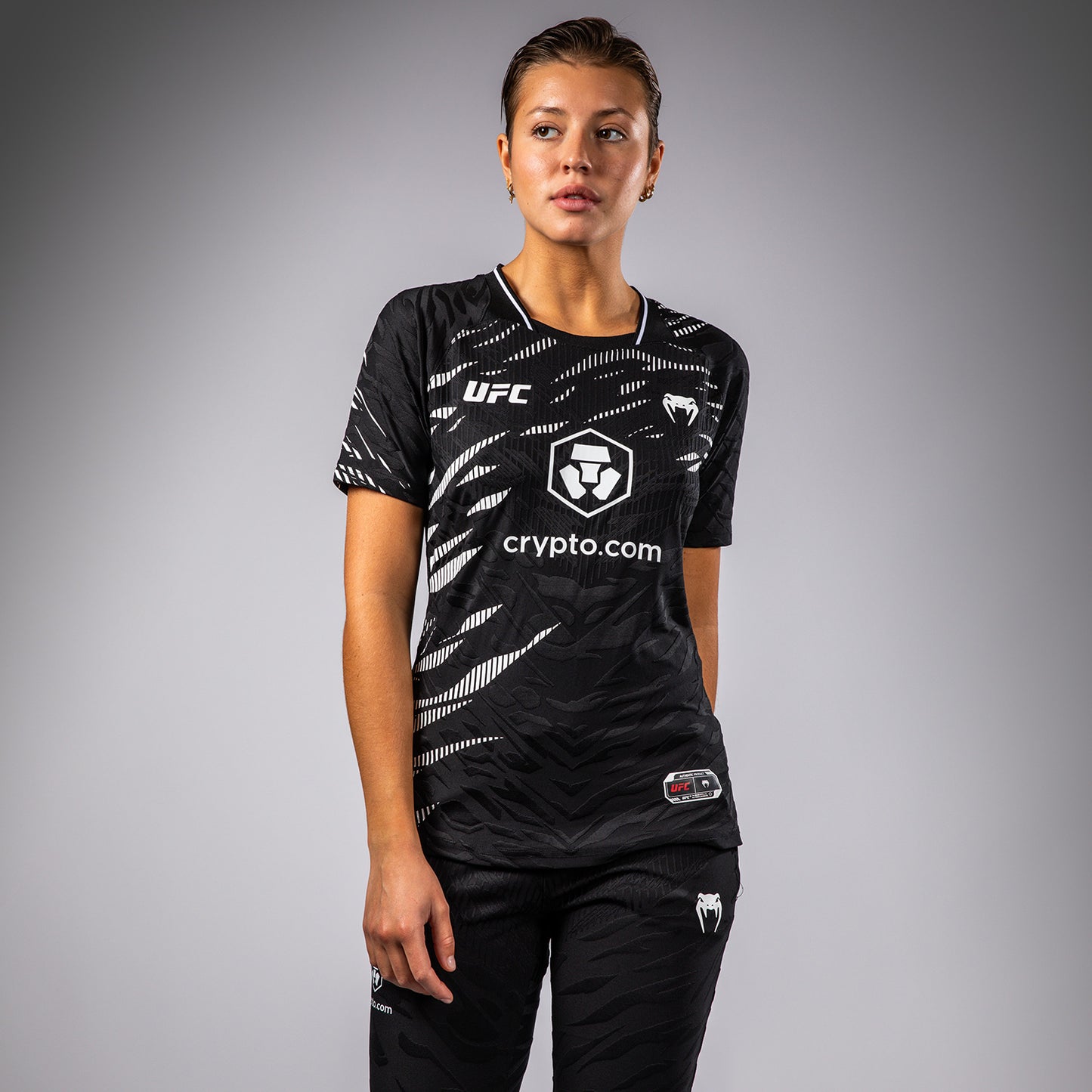 UFC Fusion by Venum Authentic Fight Night Maglietta da Gara per Donna - Nero