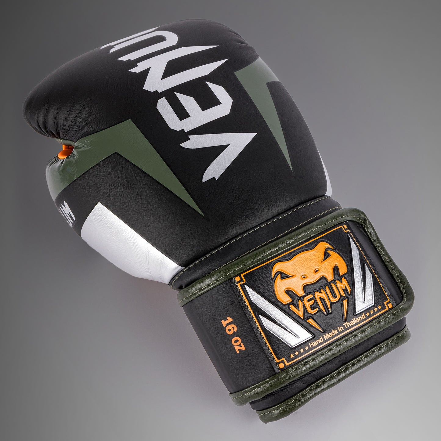 Venum Elite Guantoni da boxe - Nero/Argento/Kaki