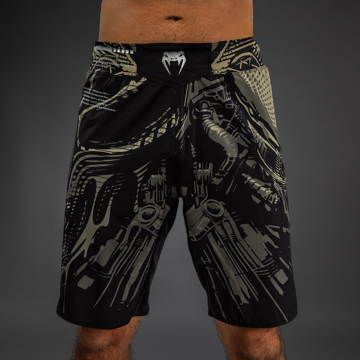 Venum Invader Pantaloni da Combattimento - Nero/Sabbia