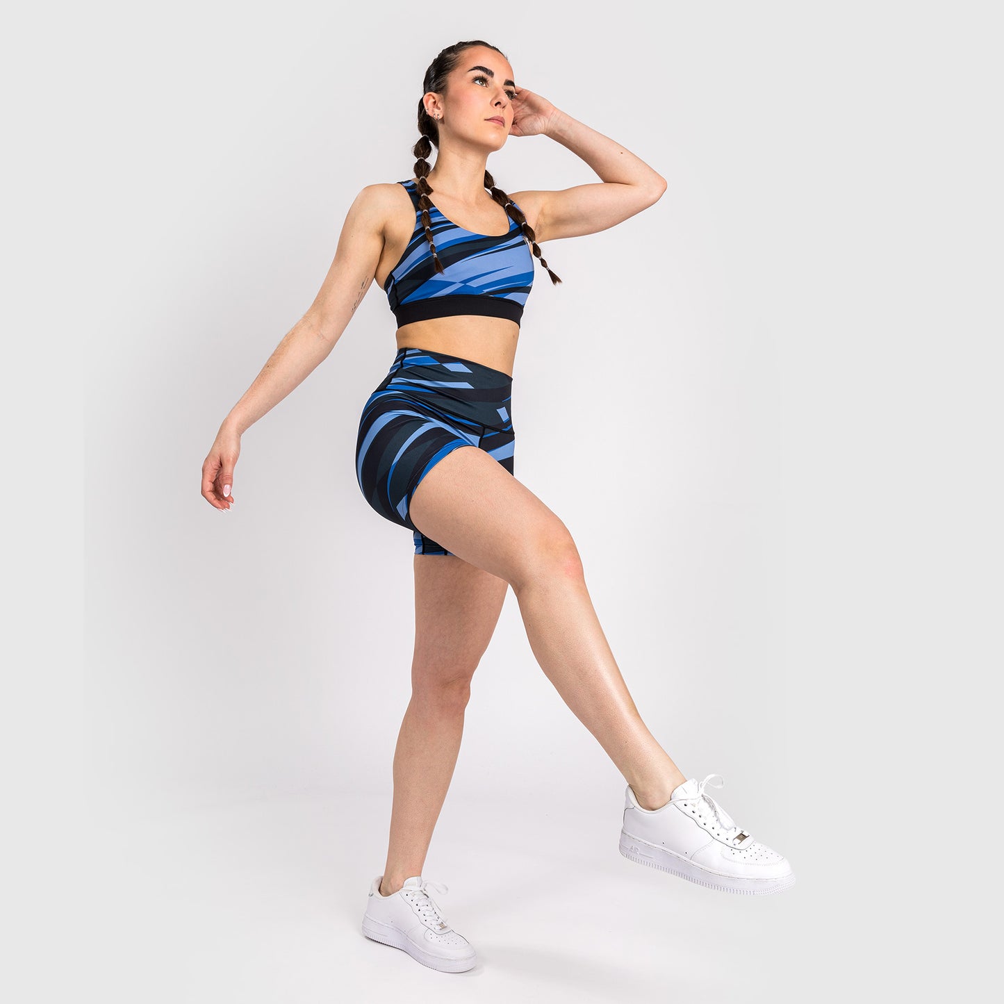Venum Abyss Short da Compressione da Donna - Blu Ombra