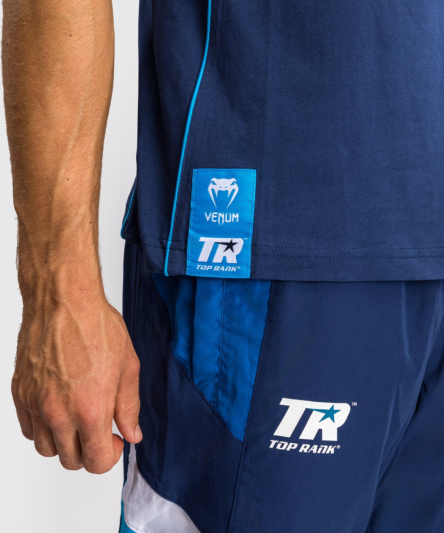 Venum x Top Rank Original T-Shirt da Uomo - Blu Navy