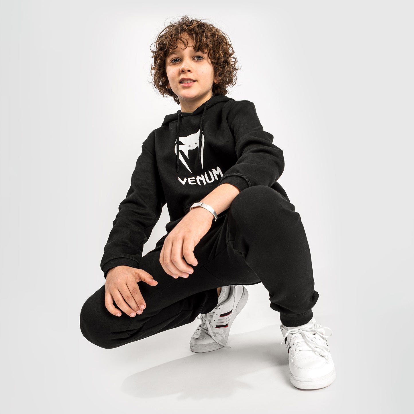 Venum Classic Felpa con Cappuccio Per Bambini - Nero